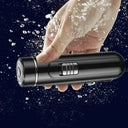 Men Electric Razor - Compact Wet Dry One Touch Cordless