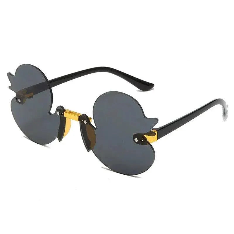 Cartoon Duck Shaped Kids Sunglasses With UV Protection