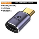 Type C Adapter With 90 Degree Angled Design
