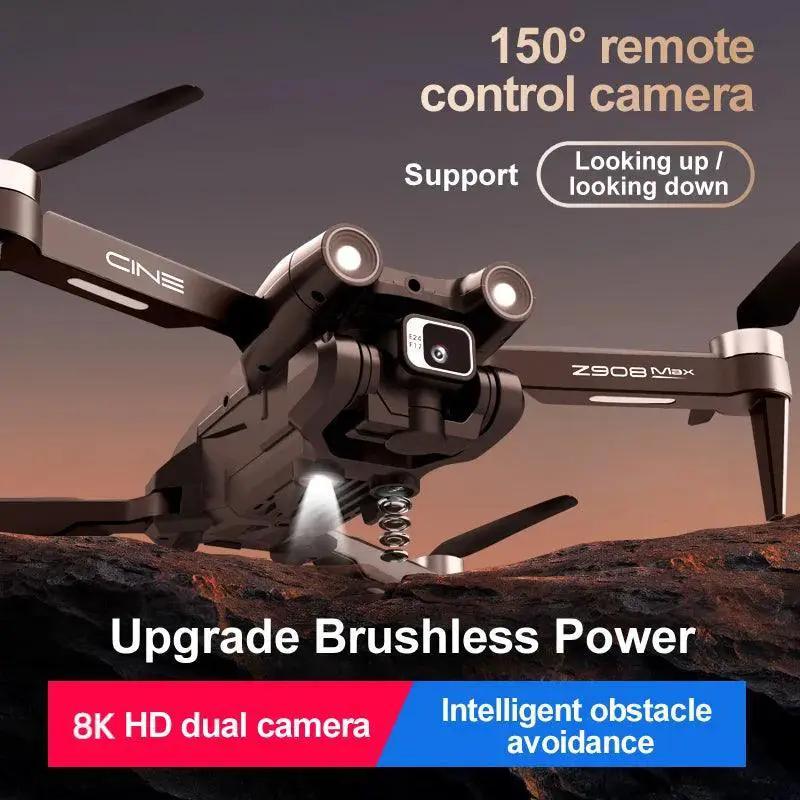 Z908Pro Max Drone Quadcopter With Dual 8K Cameras For Pros