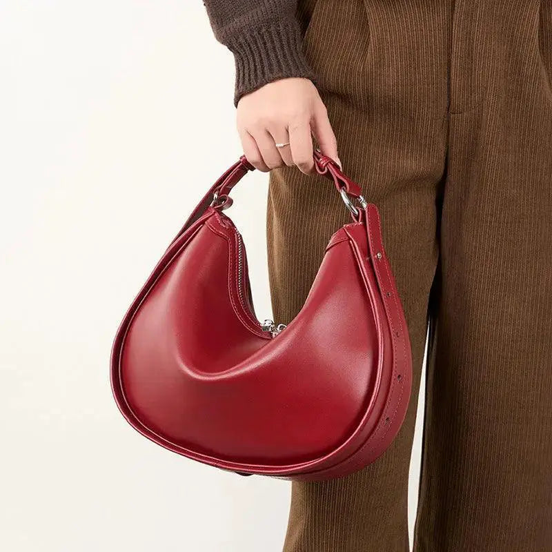 Yanatari Genuine Leather Crossbody Bag Vintage Style