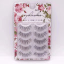 Crisscross 3D Faux Mink Eyelashes Set - 5 Pairs Glamorous
