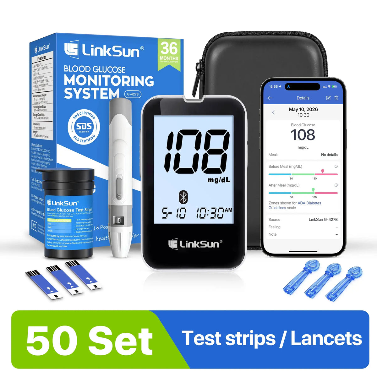 Accurate Bluetooth Blood Glucose Meter — product view 10