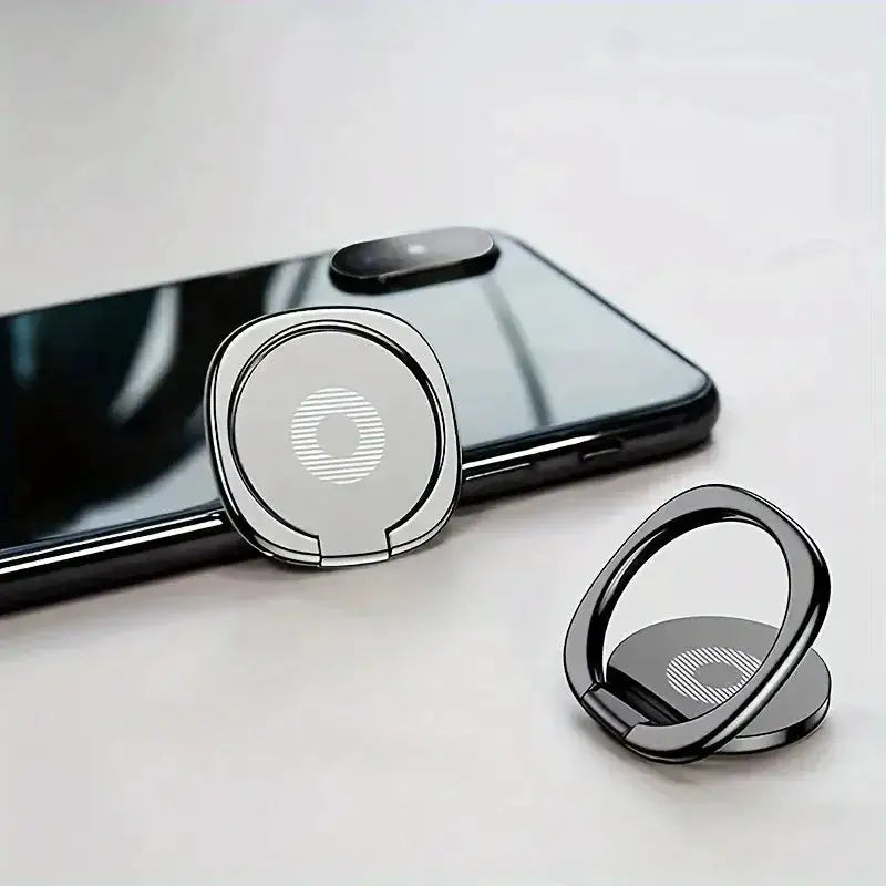 Ultra-thin Phone Stand Finger Ring Holder 360° Degree Rotation Folding Metal Phone Stand Mount Smartphone Holder for Phone