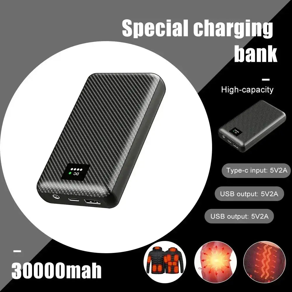 Ranwomen 30000mAh Heating Power Bank For Vests Outdoors