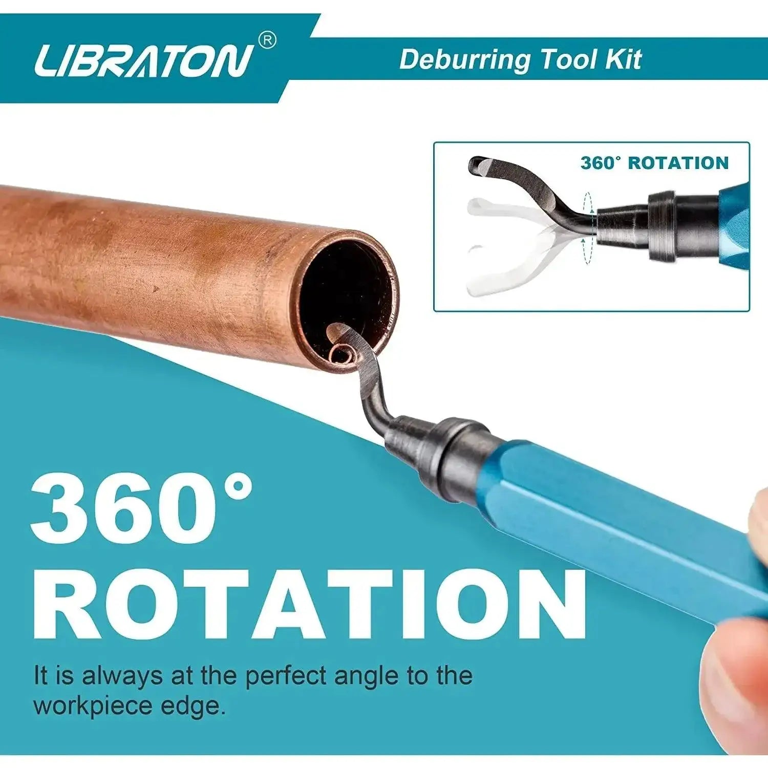 Libraton Precision Deburring Tool Set 11 HSS Blades