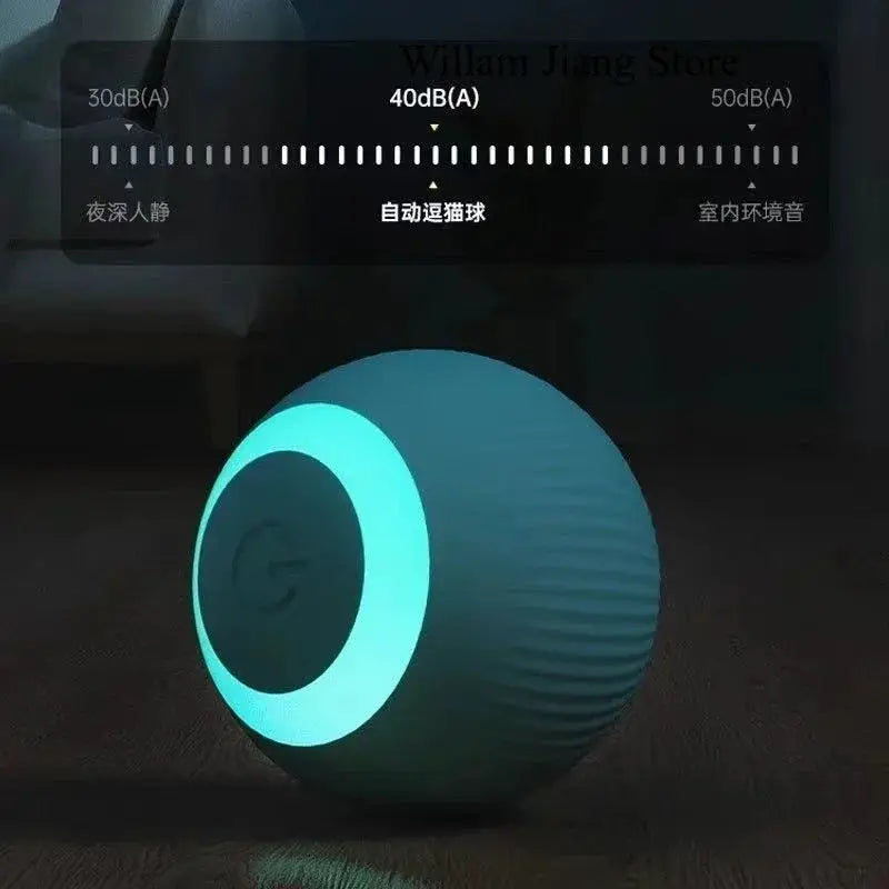 Automatic Moving Cat Toy Interactive Ball Rechargeable