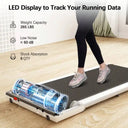 Under Desk Treadmill 265Lb 2In1 Pink Walking Pad For Home Office