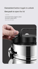 0.8-2L Outdoor Small Pressure Cooker Camping 304 Stainless Steel