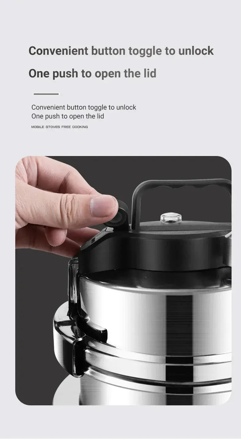 Portable Pressure Cooker for Camping — product view 17