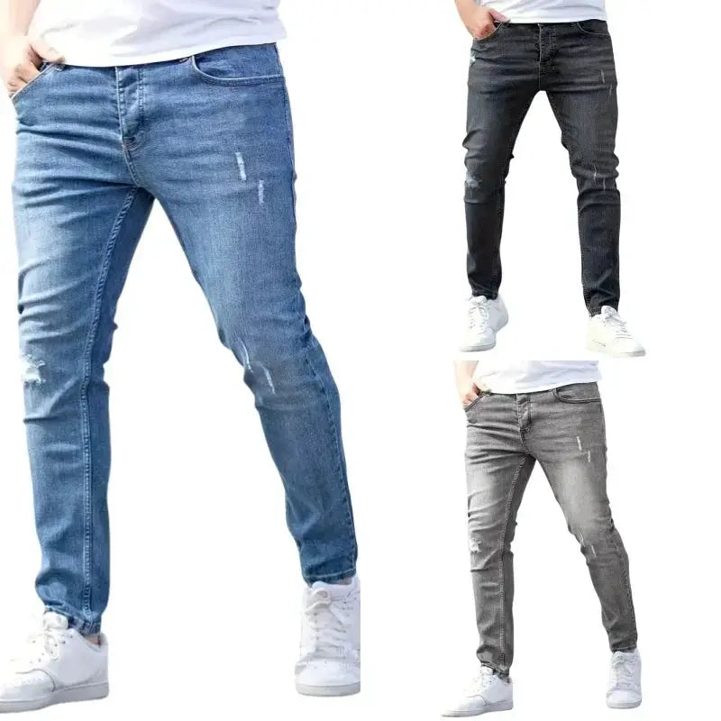 Men's Stretch Slim Fit Jeans Casual Denim Pants For Men