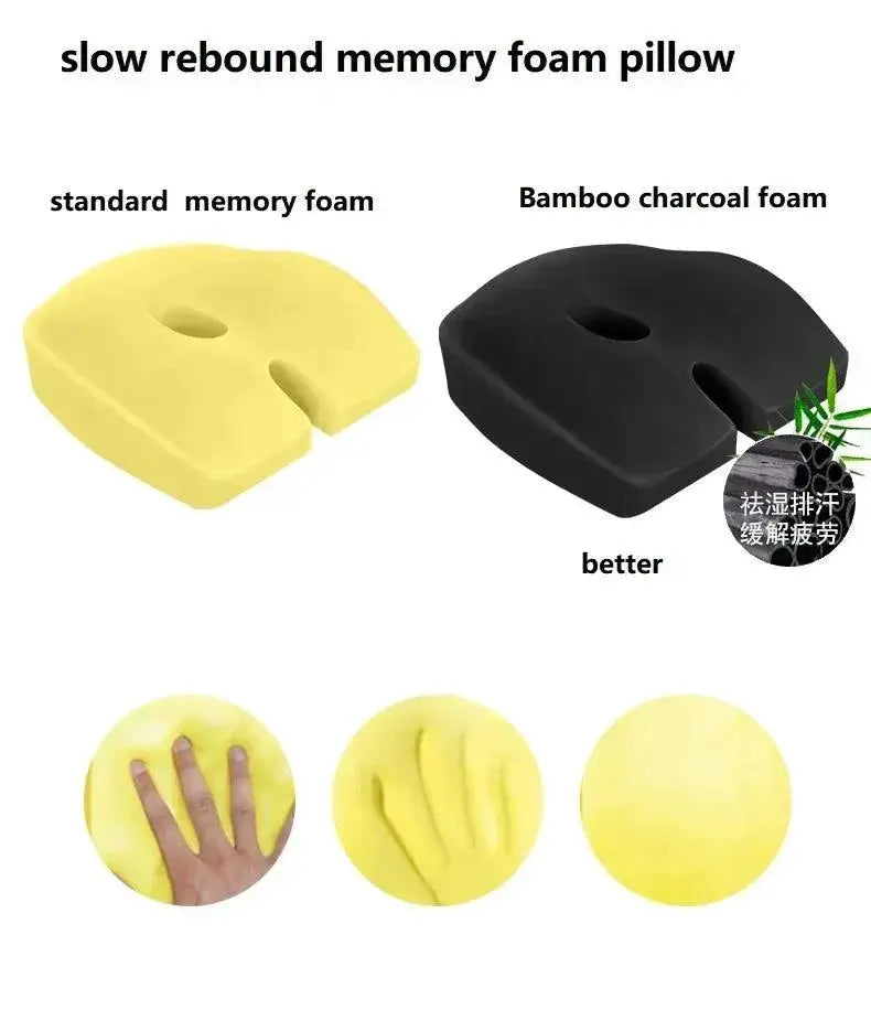 Orthopedic Memory Foam U Shaped Seat Cushion for Pain Relief