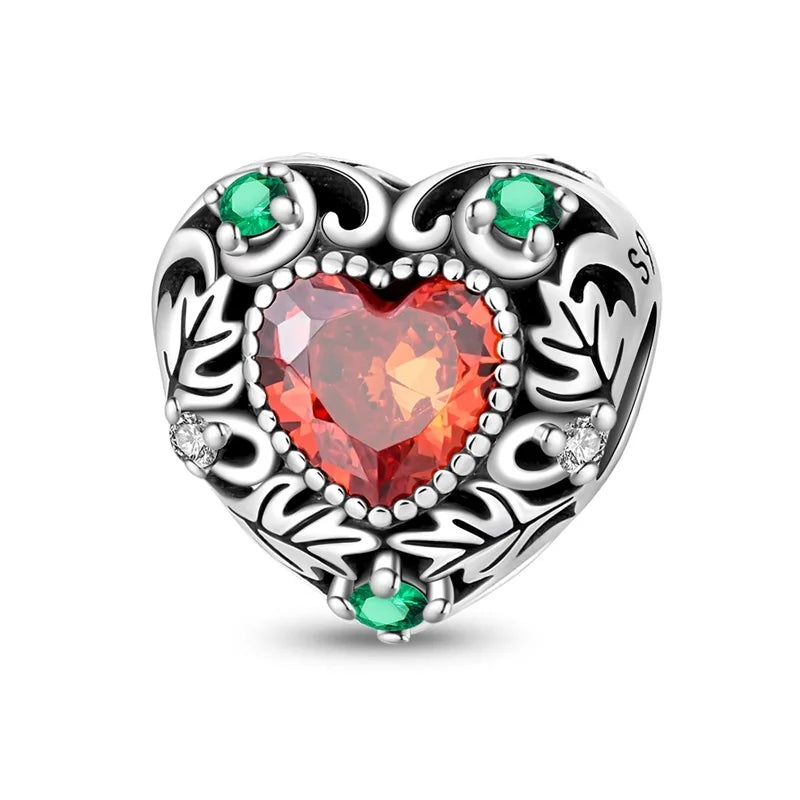 Sterling Silver Charm Beads Glowing
