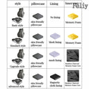 Orthopedic Memory Foam Seat Cushion Pain Relief Massage