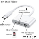 Type C Sd Tf Card Reader Adapter