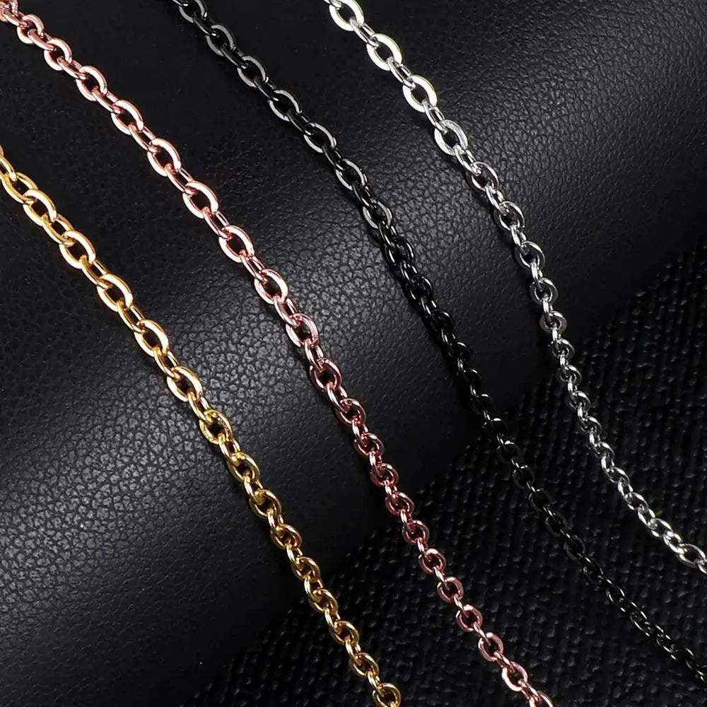 Stainless Steel Chain Necklace Kit for DIY Jewelry Artists