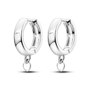 Silver Plated Cubic Zircon Geometric