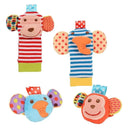 Baby Sensory Plush Rattle Toy Set for Fun Learning Infants