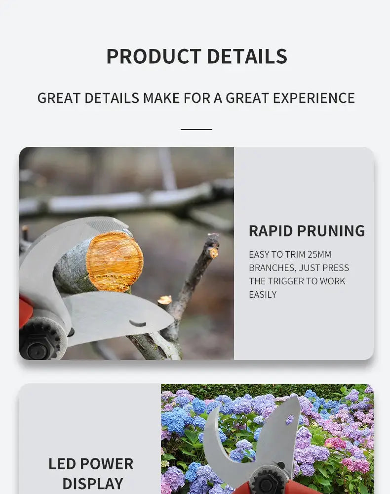 Milwaukee Cordless Electric Pruning Shears Battery — product view 16