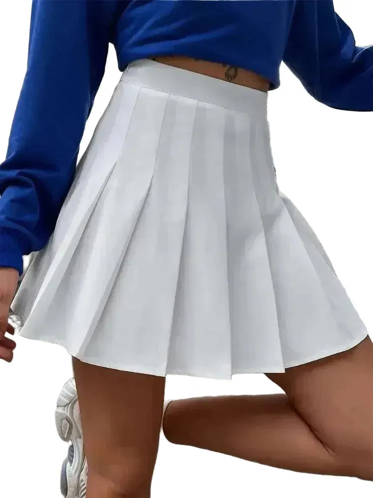 Effortless White A-Line Skirt for Work — product view 1