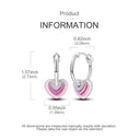 Mula Sterling Silver Heart-shaped Earring