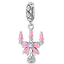 Sterling Silver Charm Beads Glowing