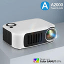 AUN A2000 Portable Projector LED Home Theater Beamer 1080P