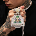Iced Out Pendant Necklace K