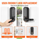 Keyless Door Lock - Stainless 14 Digit Keypad