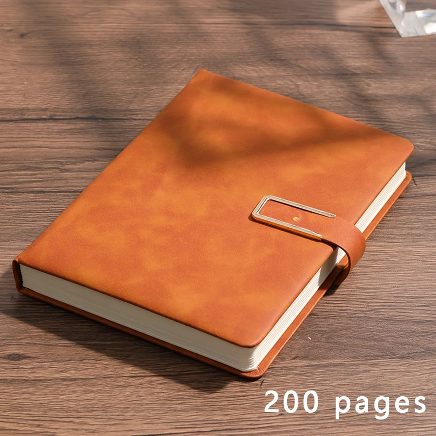 A5 Soft Leather Cover Notebook