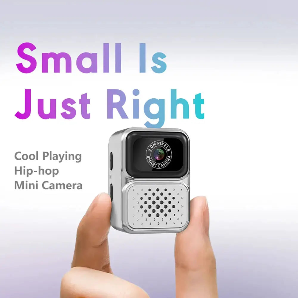 S130 Thumb Keychain Camera with 0.96inch Mini Action Camera Retro Support Memory Card 480P Very Small Camcorder Video Recorder