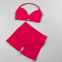 Seamless Yoga Set Women Quick Dry Push Up With Pad