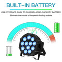 Wireless LED Par Light With Battery RGBW Stage DJ