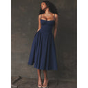 Mingmingxi Elegant Dress for Summer Pink Midi Dress