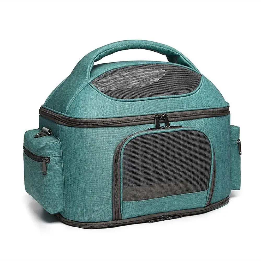 PawEase Durable Mesh Pet Shoulder Bag Dog Cat Carrier