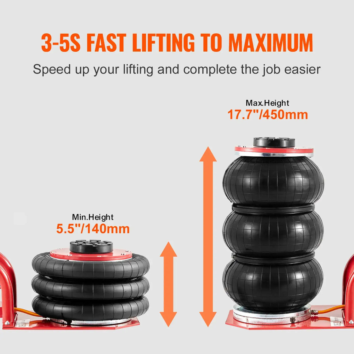 Heavy Duty Ton Air Bag Car Jack — product image 3