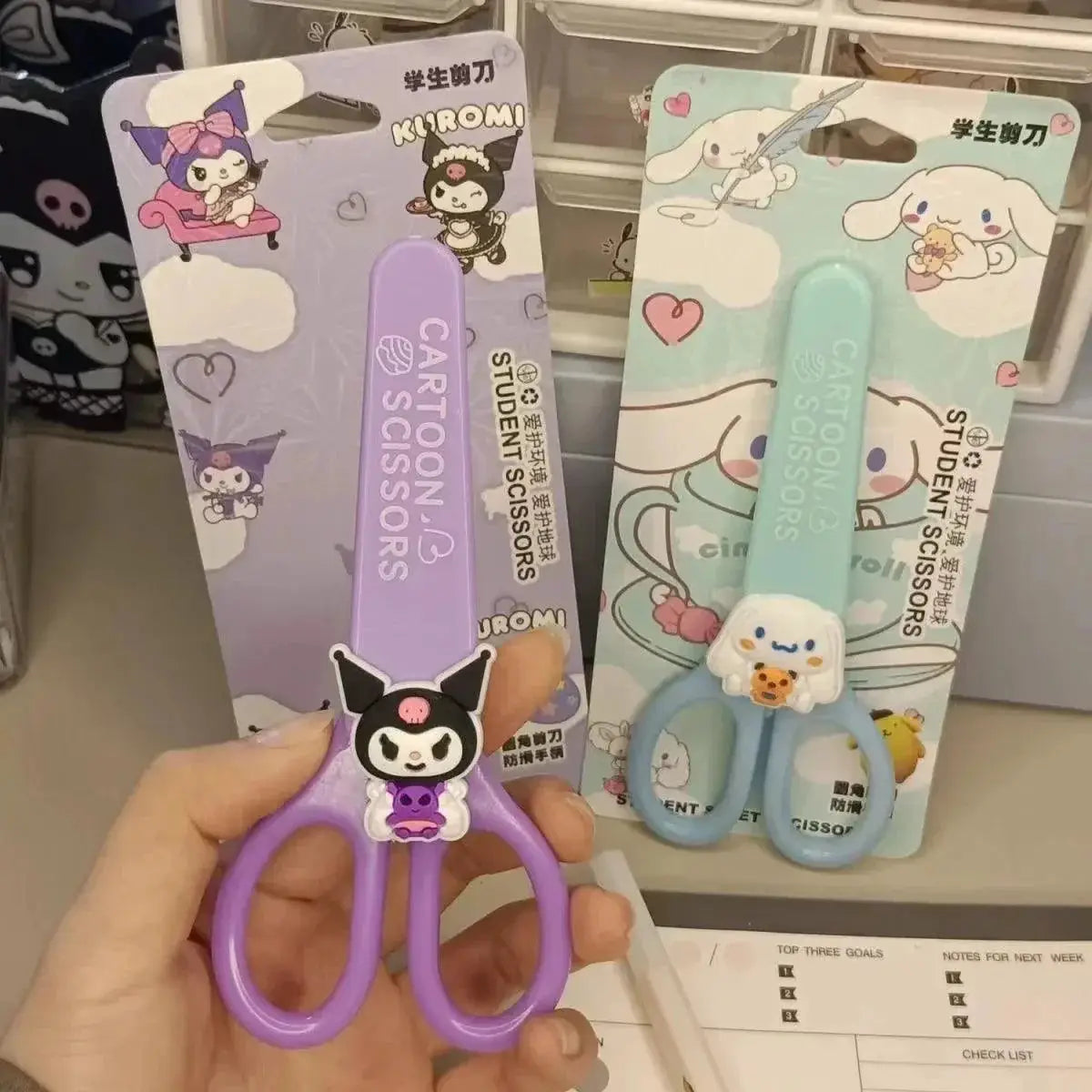 Sanrio Characters Scissors For Cute Kids Stationery Set