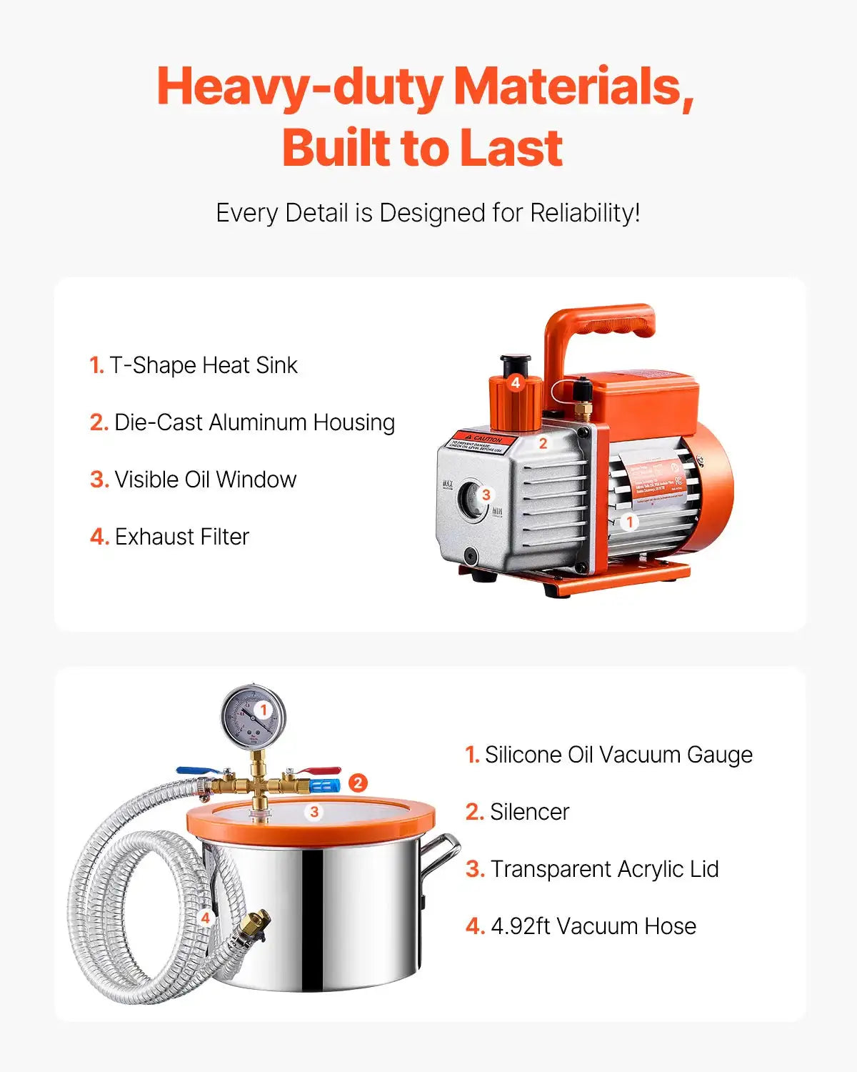 Vacuum Chamber And Pump Kit — product view 6