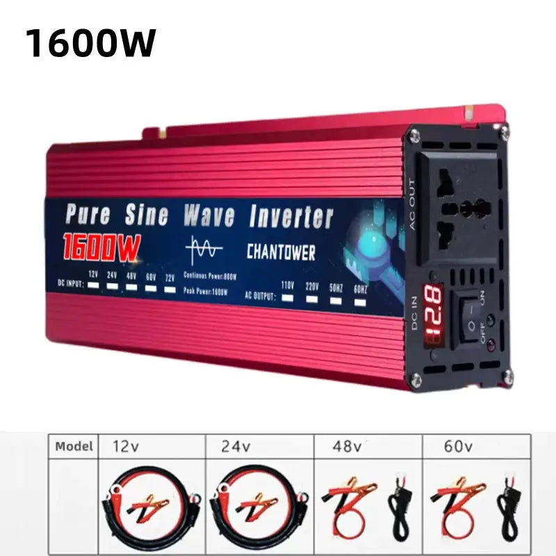 Portable Pure Sine Wave DC To AC Inverter — product view 10