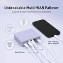 GL.iNet (Brume Wired VPN Security Gateway, NO Wi-Fi, for Home Office and Remote Work High-Speed Up to Mbps hardware-accelerated VPN, ports with multi-WAN failover, VPN obfuscation, OpenWrt with