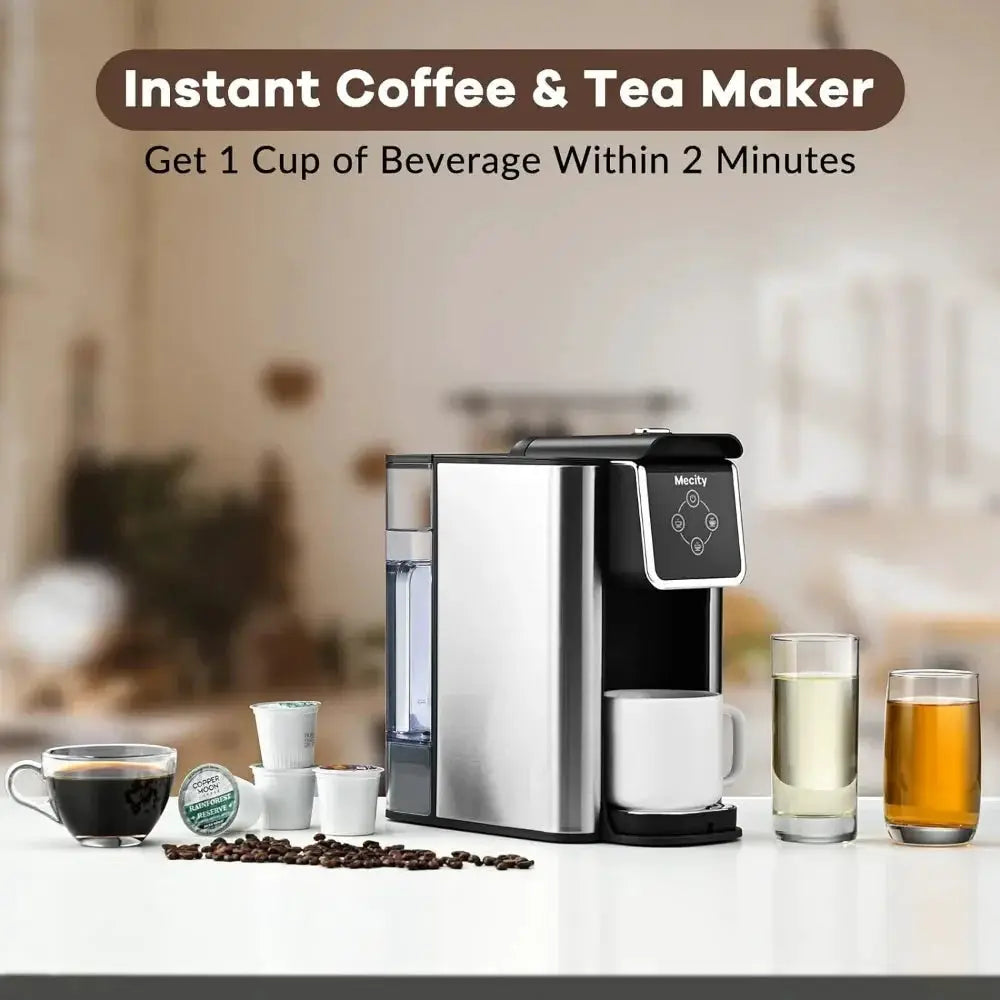 Coffee Maker Three In One Single Serve Instant Brewer 120V