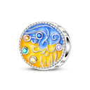 Sterling Silver Charm Beads Glowing