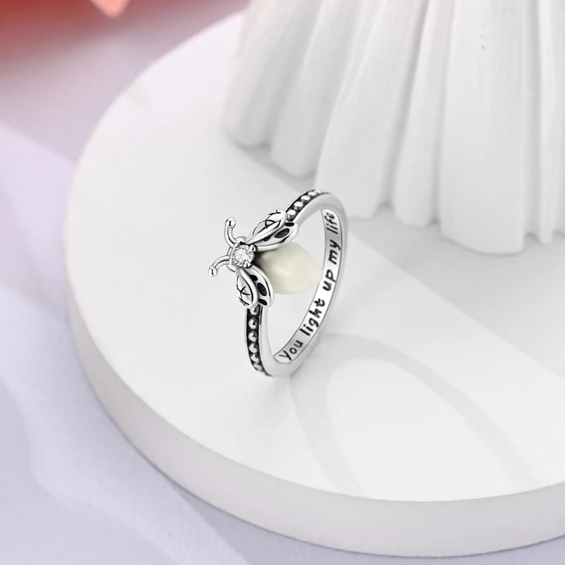 Mula Sterling Silver Luminous Firefly