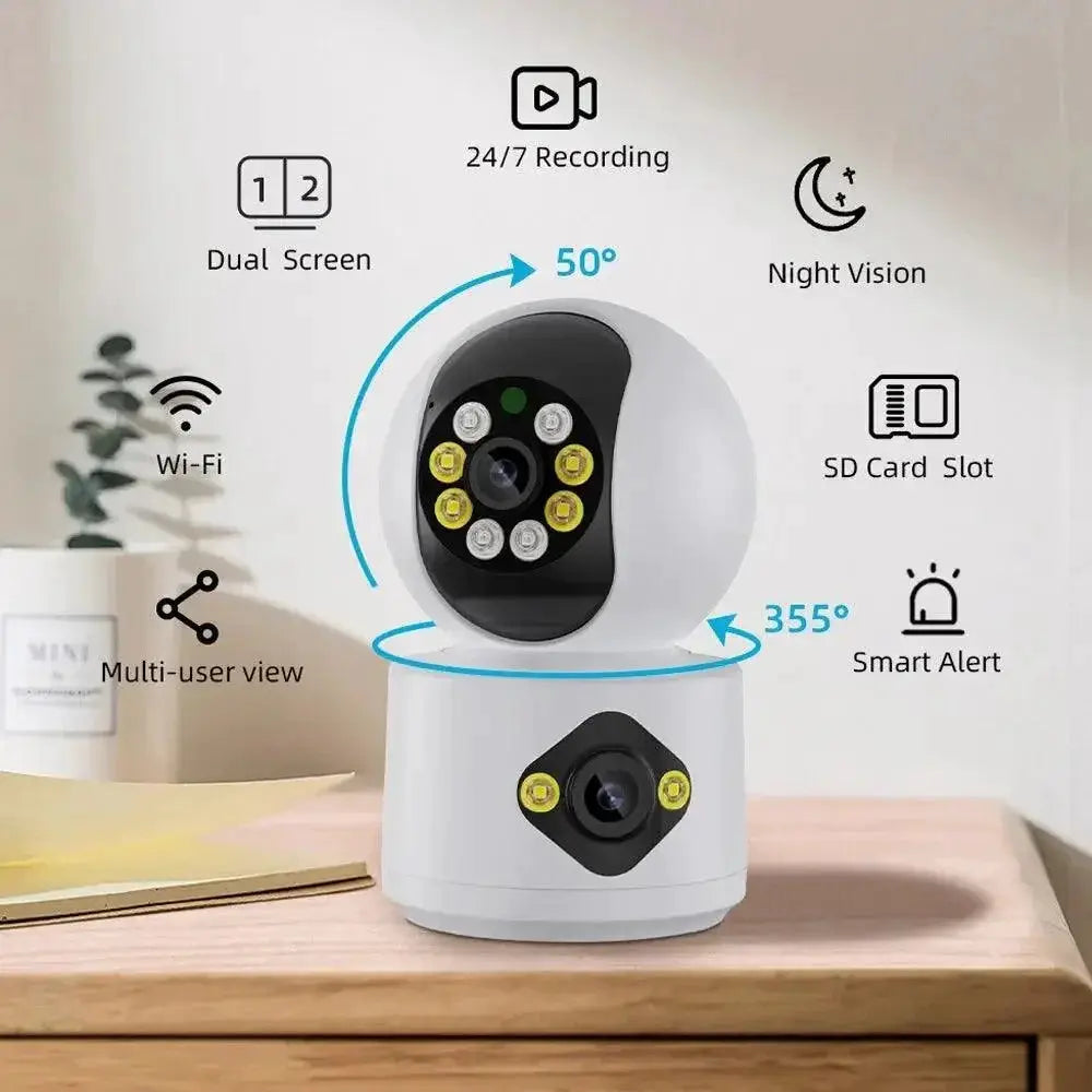 4MP Smart Dual Lens Baby And Home Security PTZ Camera