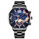 Classic Men Watch - Durable Stainless Steel Band