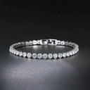 Gold Moissanite Tennis Bracelet