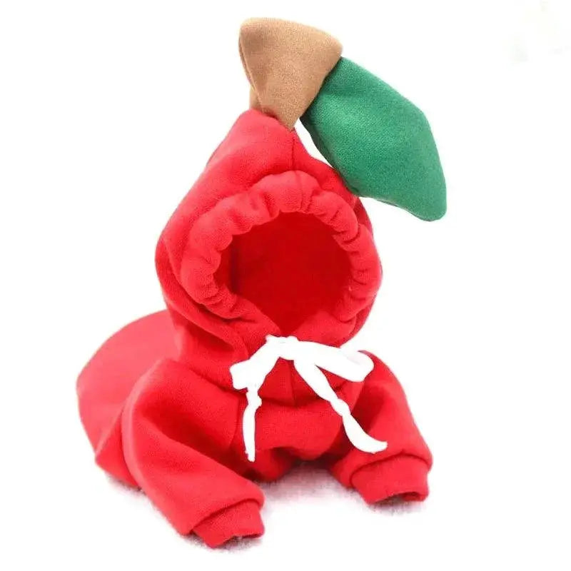 Cute Fruit Dog Hoodies For Small Dogs In Warm Fleece