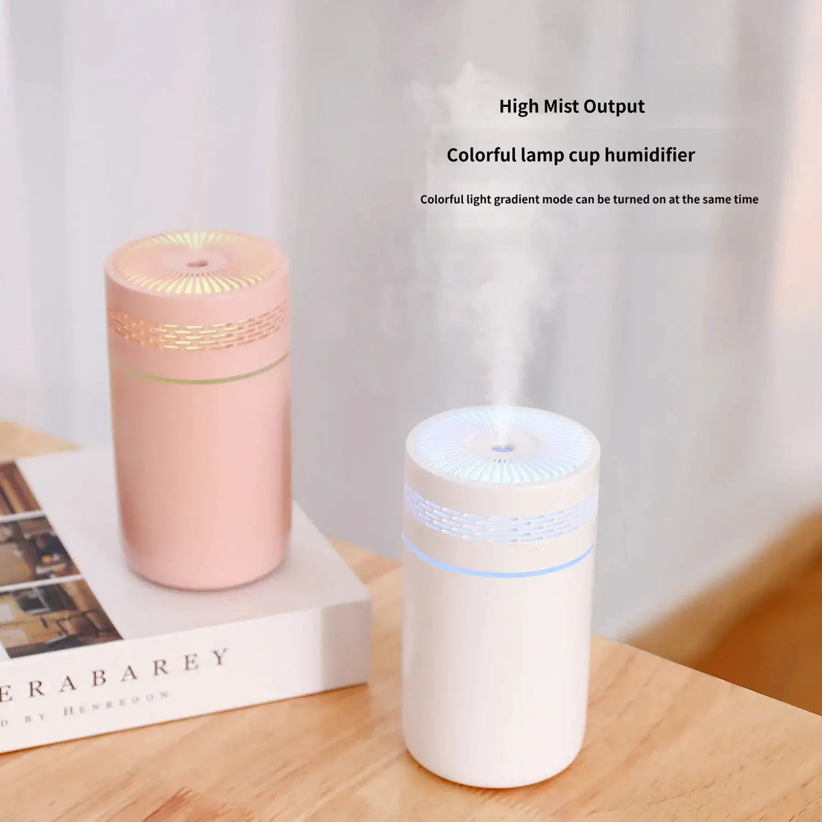 Portable Colorful Humidifier Lamp — product view 3