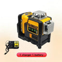 DW089LG Green Beam Laser Level 12 Lines 360 Coverage Tool