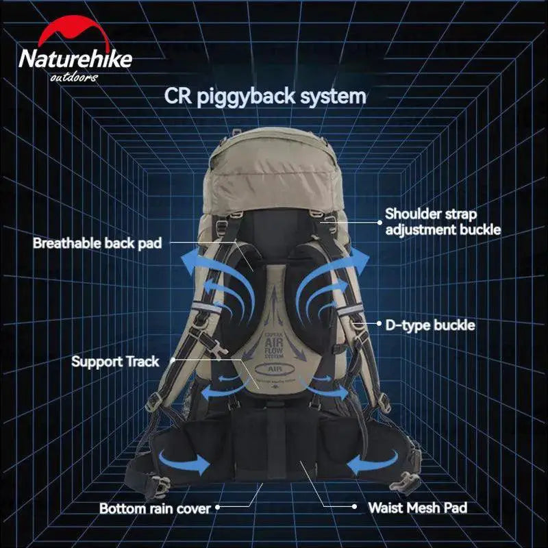 Naturehike 70 Plus 5L Ultralight Trekking Backpack